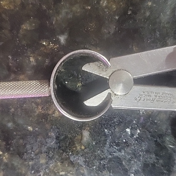 Vintage LUFKIN RULE CO SAGINAW MICH USA 6" DIVIDER Caliper Protractor - Picture 4 of 5